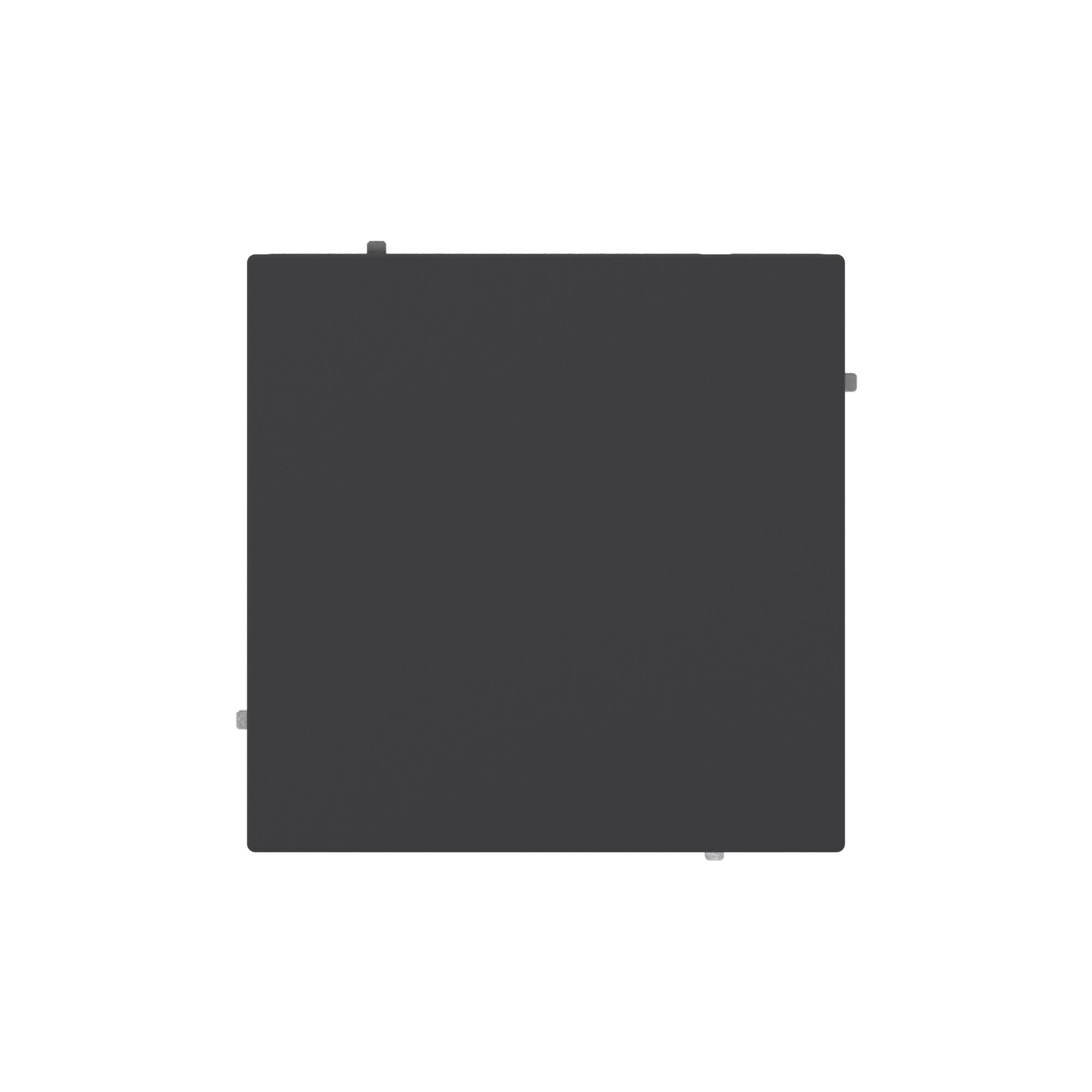 Переключатель одноклавишный, KANT, черный уголь