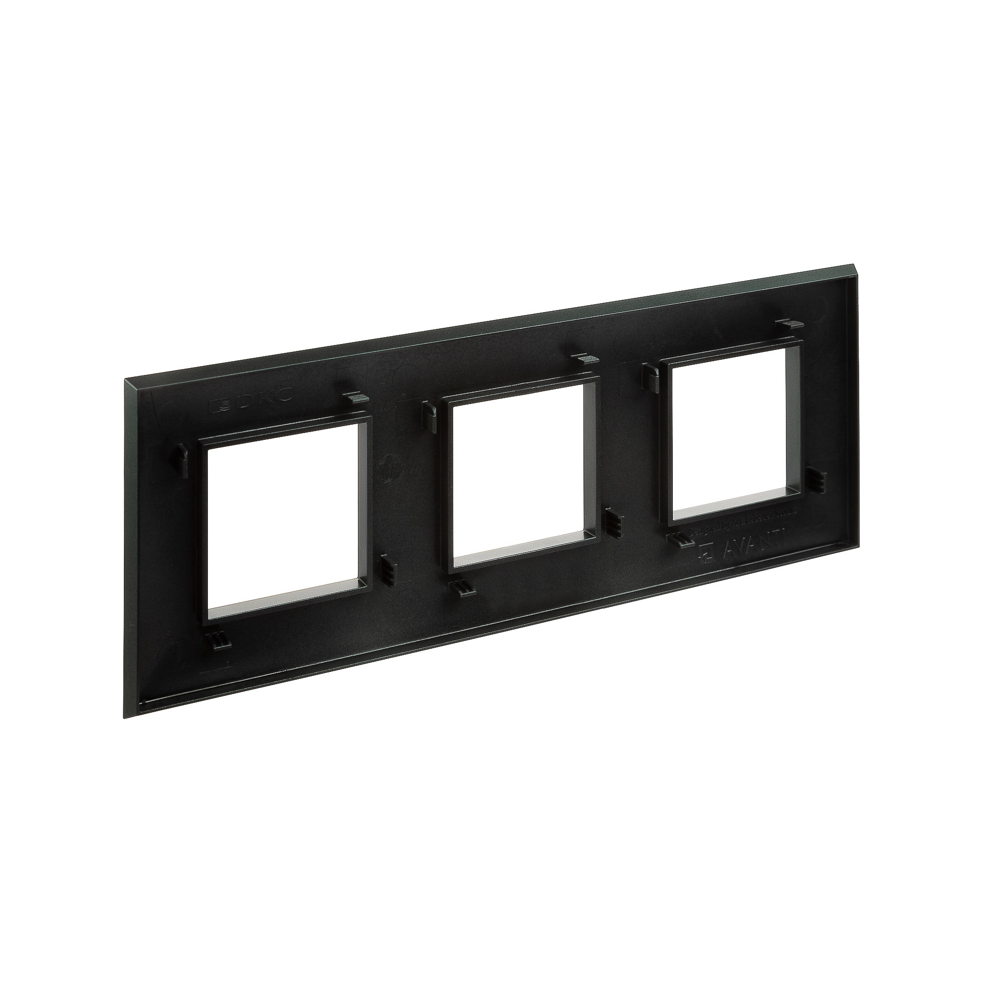 Рамка 3 поста (6 мод.), Avanti, сине-зеленый жемчуг