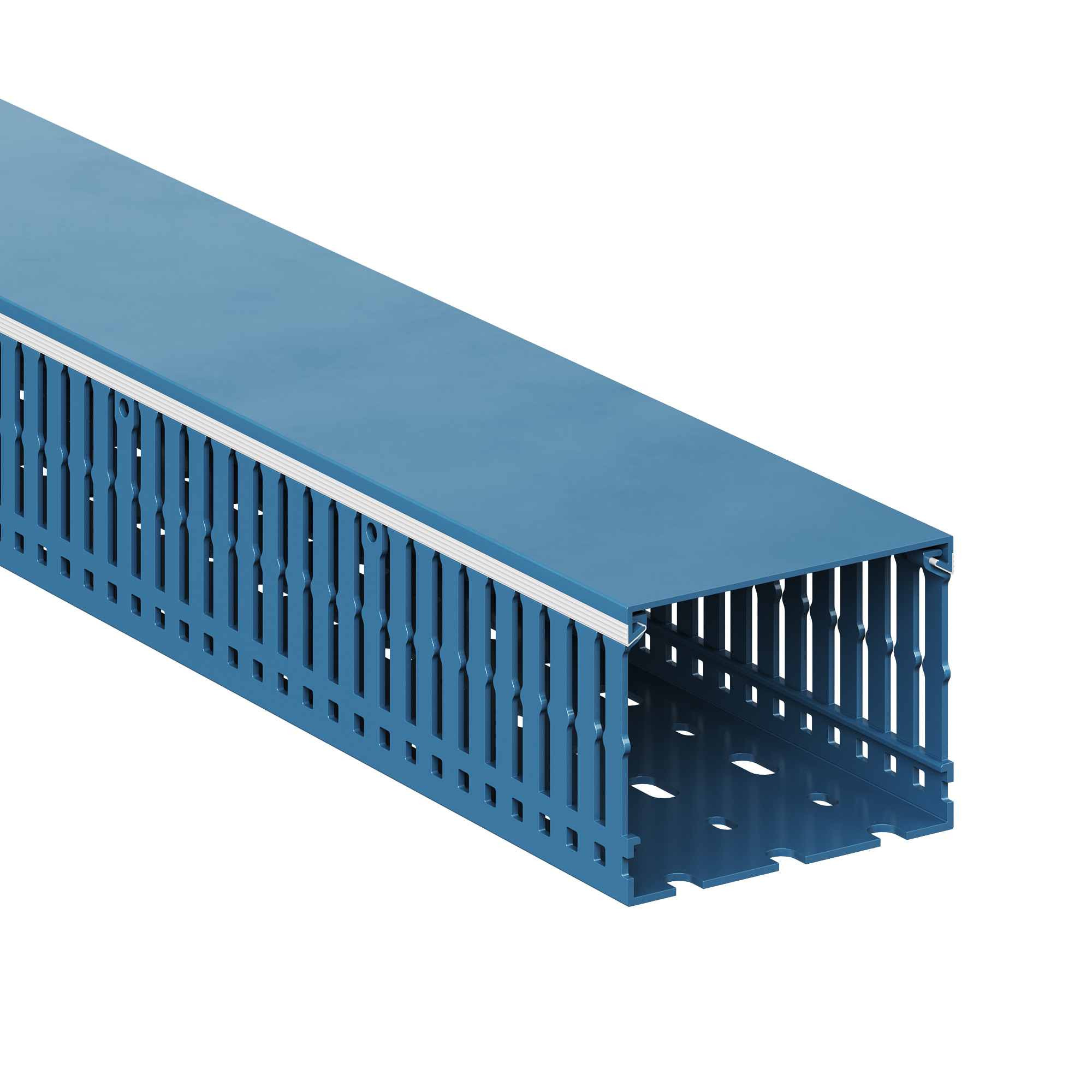 Перфорированные короба серии RL6 Короб перфорированный, синий RL6 80x60 DKC|ДКС