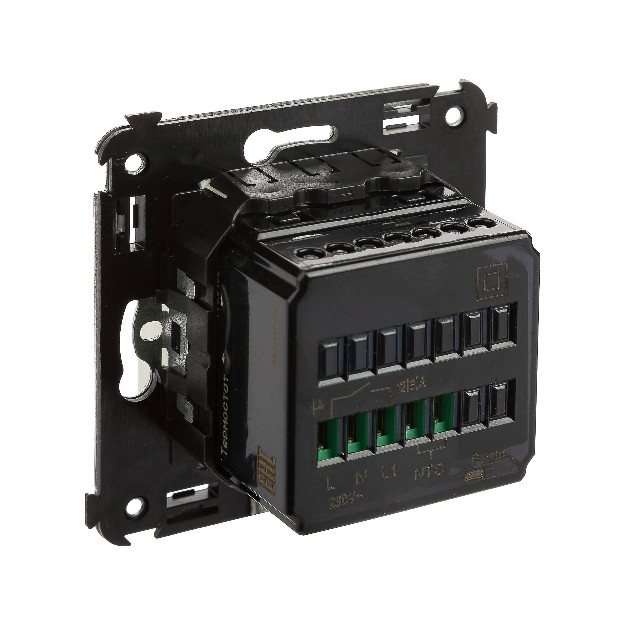 Термостат для теплых полов в стену, Avanti, белое облако