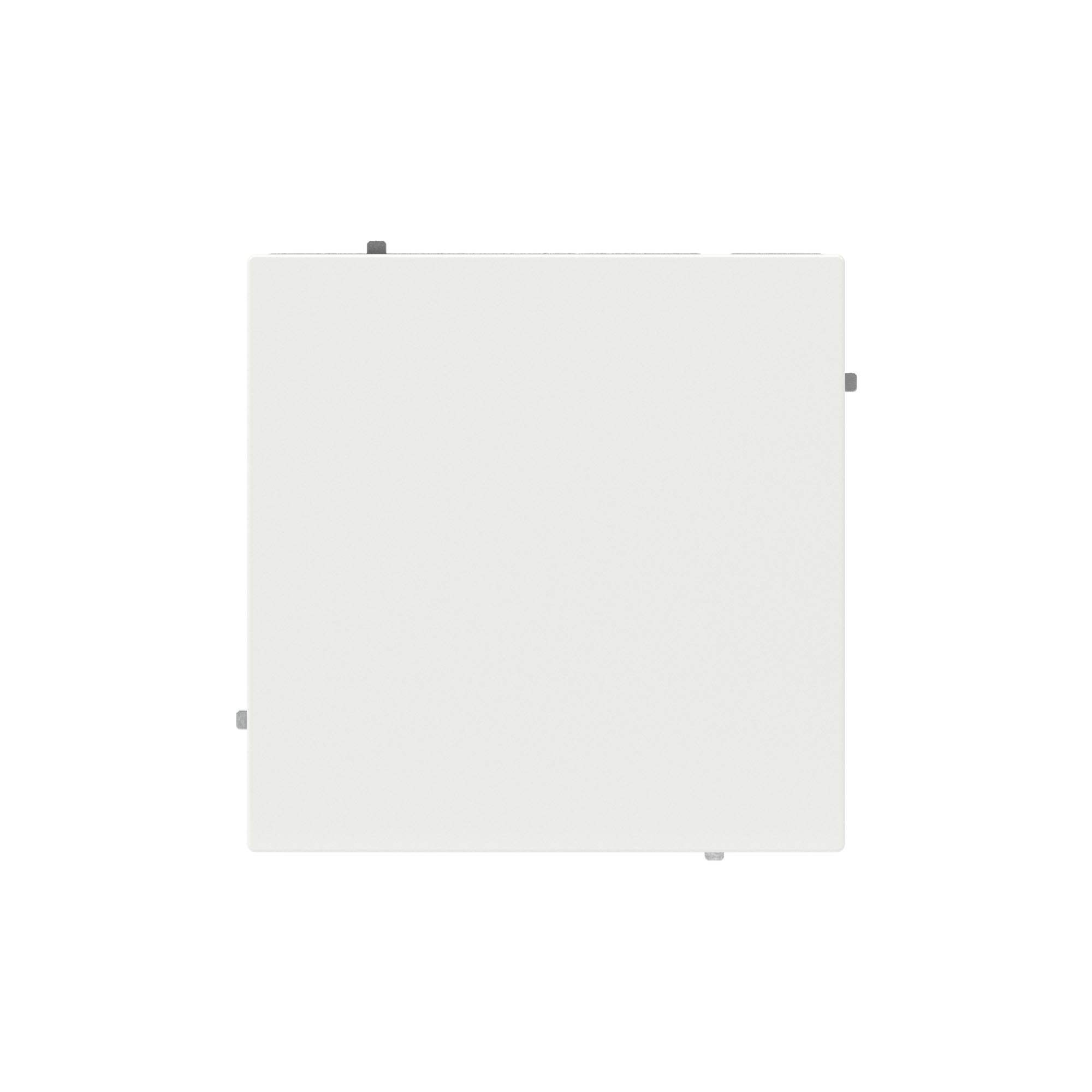 Flush mounting intermediate switch "KANT", 16A, 2 mod., "White magnolia"