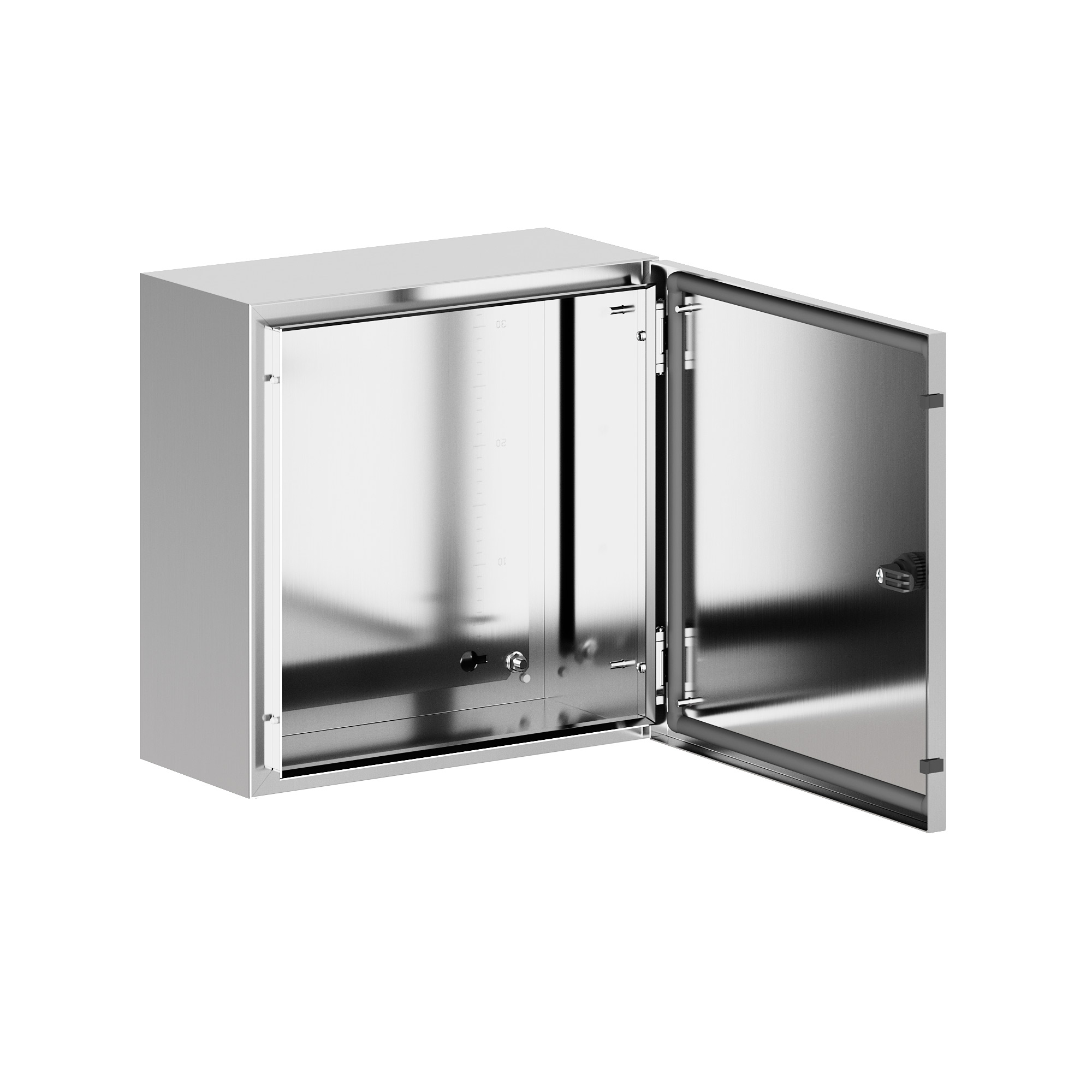 Корпус навесной STH с М/П из нержавеющей cтали AISI316 ВxШxГ 400x400x200 мм, без фланца, IP66