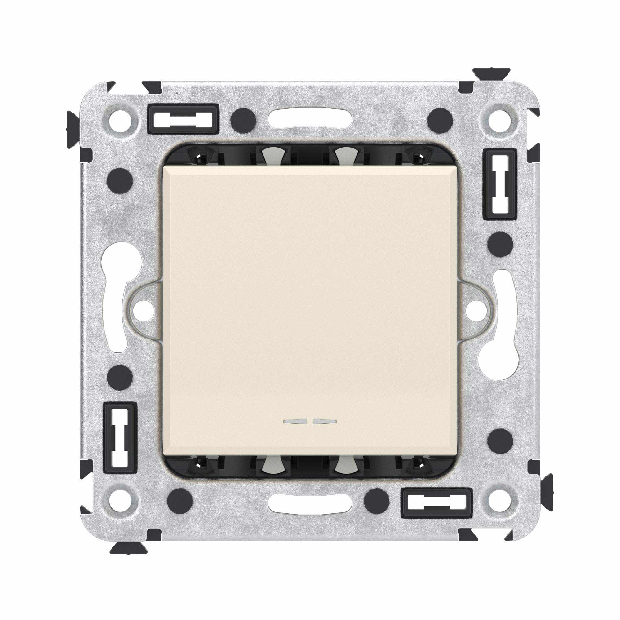 Кнопки Кнопка одноклавишная в стену, Avanti, ванильная дымка DKC|ДКС