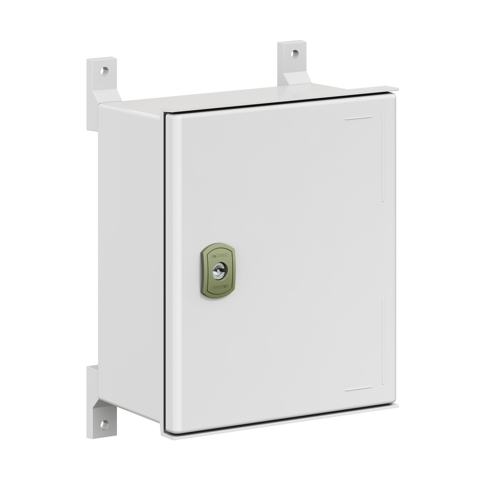 Корпуса RAM box GRP (из полиэстера, усиленного стекловолокном) Цельный навесной шкаф из фибергласа без МП со сплошной дверью300х250х140 (ВхШхГ) мм DKC|ДКС
