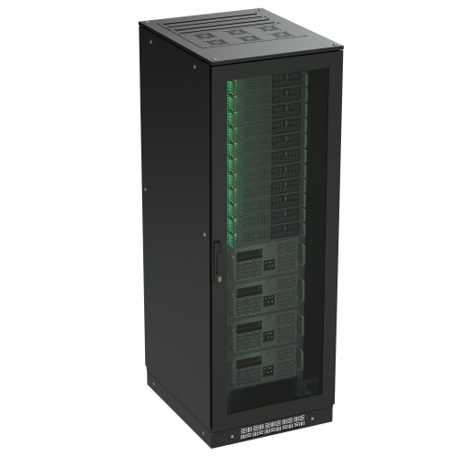 Разобранный напольный 19" IT-CQE 47U 800х2200х800, двери перфорированная + перфорированная, RAL9005 Коммутационные шкафы, 47U, перфорированные двери Разобранный напольный 19" IT-CQE 47U 800х2200х800, двери перфорированная + перфорированная, RAL9005 DKC|ДКС