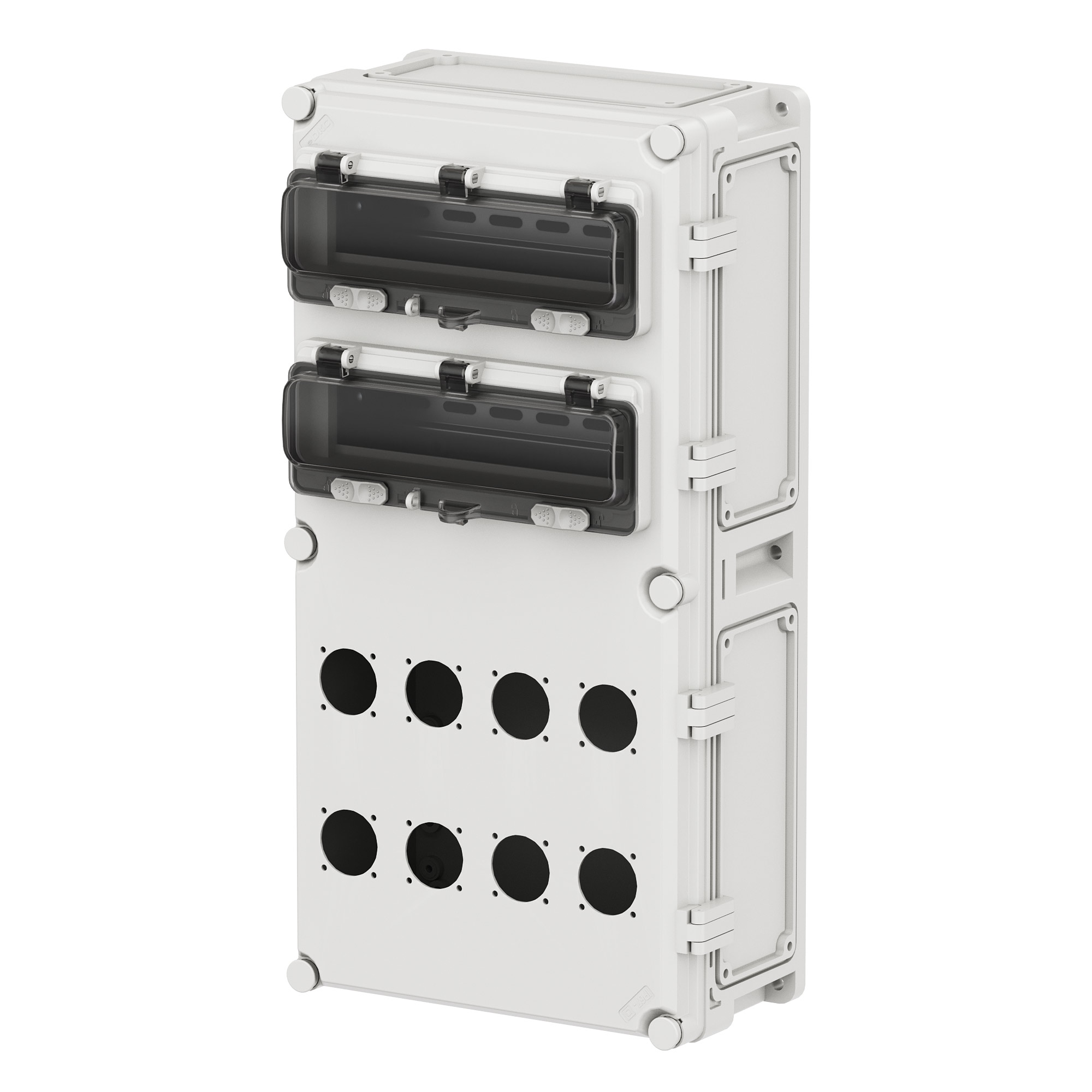 Корпус на 24 модуля, розетки модели PSS 8шт, IP54