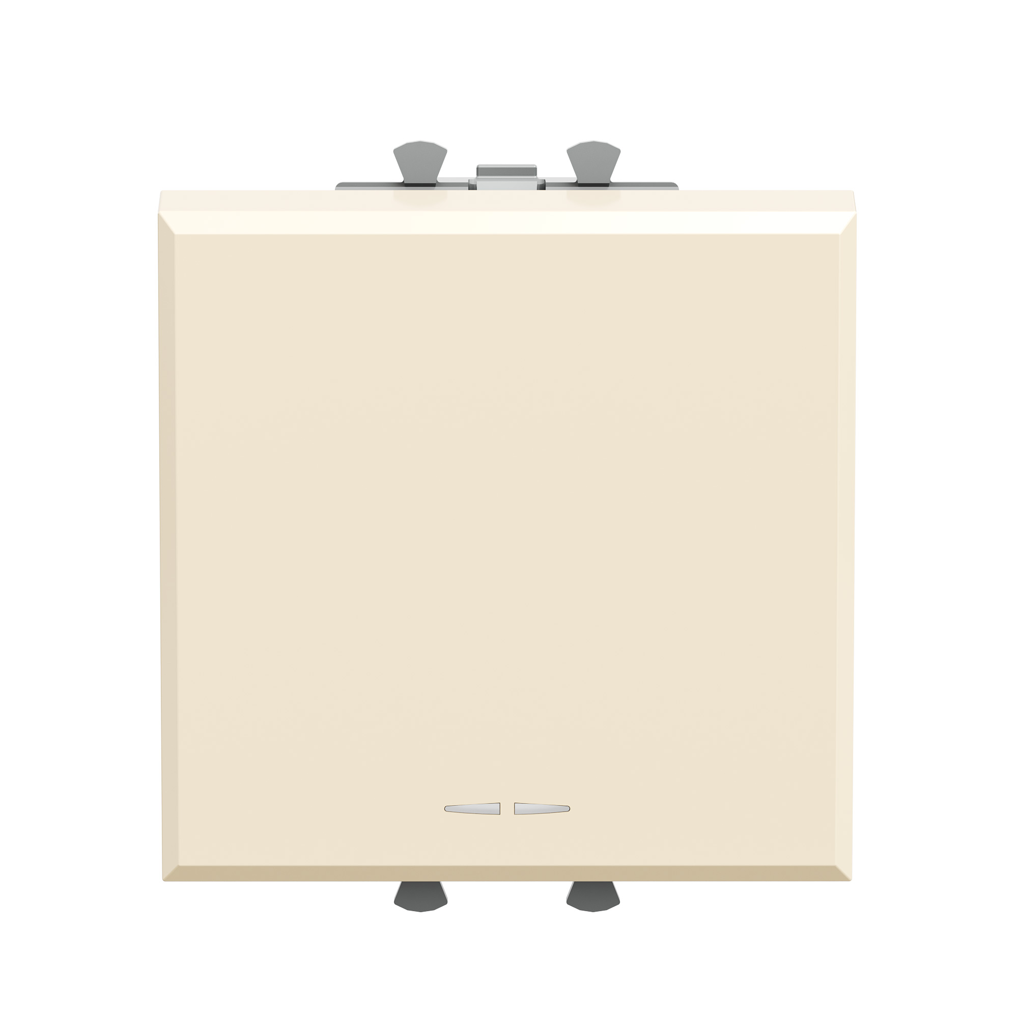 Инвертор одноклавишный модульный, Avanti, ванильная дымка, 2 модуля