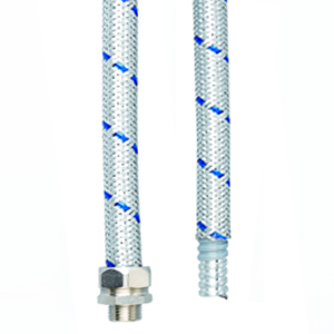 Flexible metal conduit in PVC coating DN 10 mm protected by galvanisedsteel braid, øin 10,0 mm, øex 14,0 mm, 50m