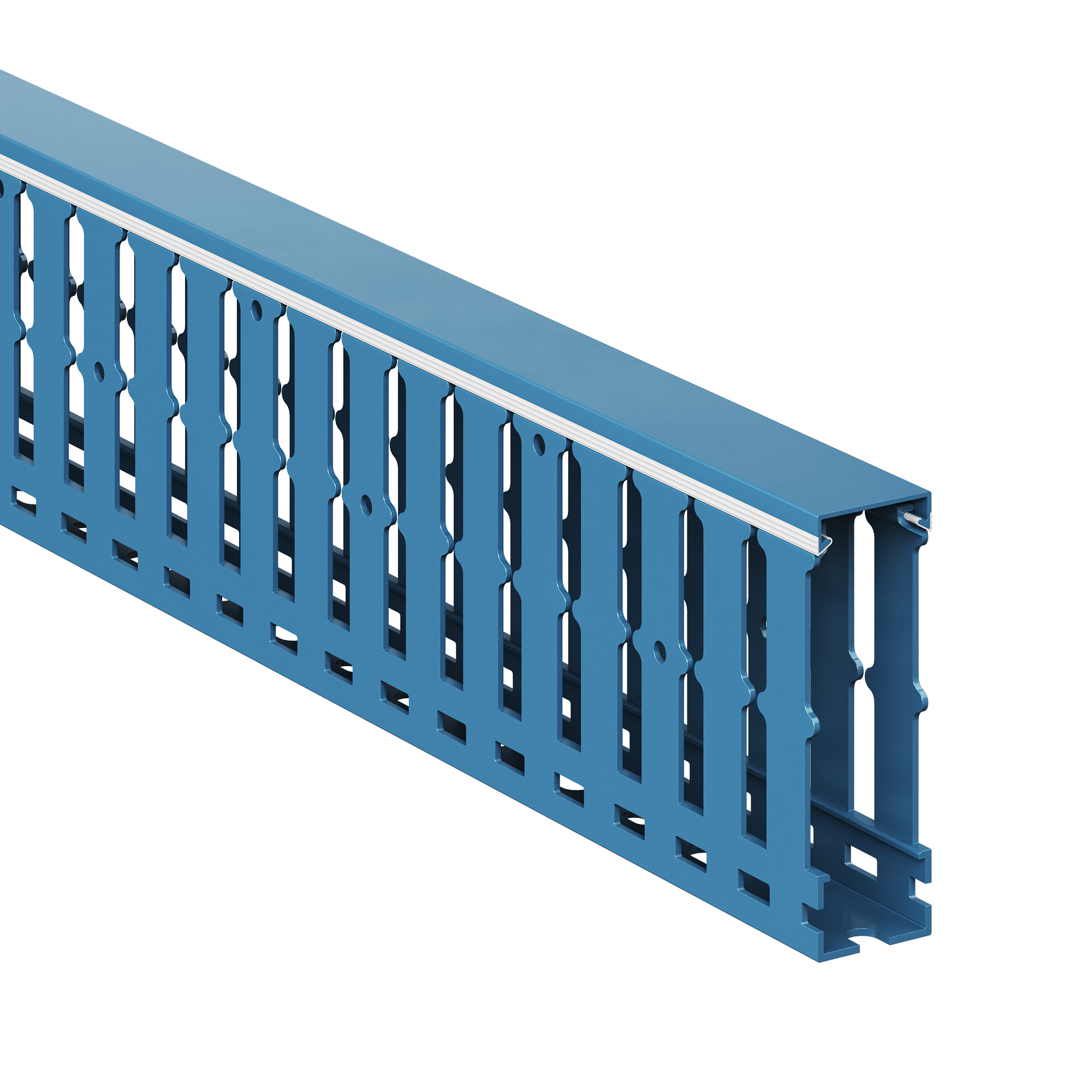 Перфорированные короба серии RL12 Короб перфорированный, синий RL12 25x80 DKC|ДКС