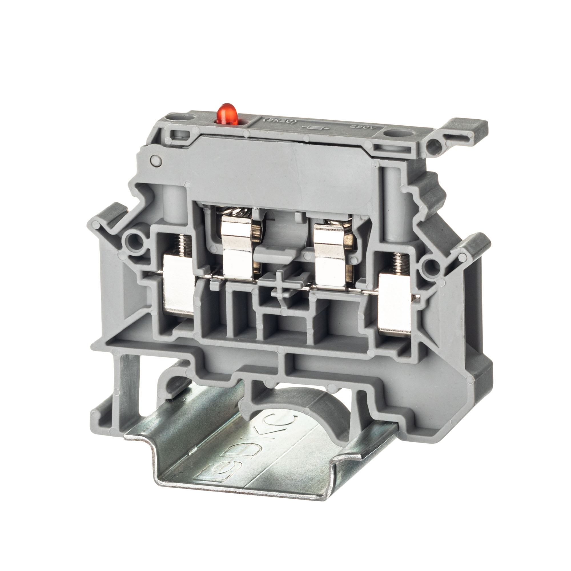 Клемма для предохранителя, винтовой зажим, 2 точки подключения ...