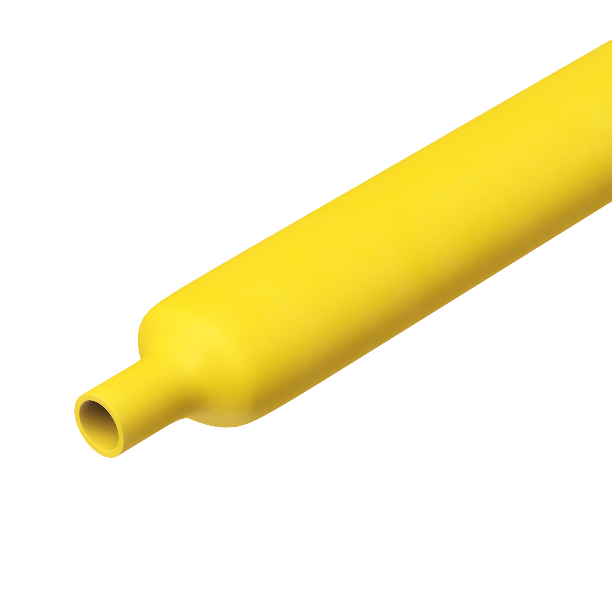 Heat shrink self-extinguishing tube 1,2/0,6 mm yellow