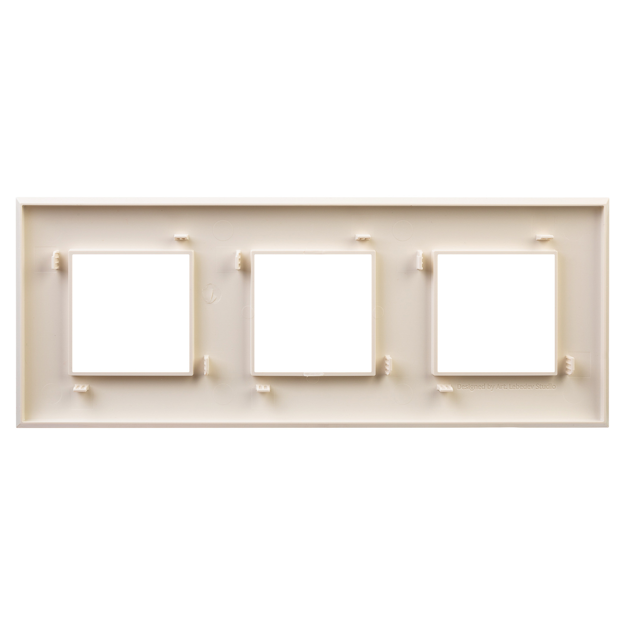 Рамка 3 поста (6 мод.), Avanti, ванильная дымка