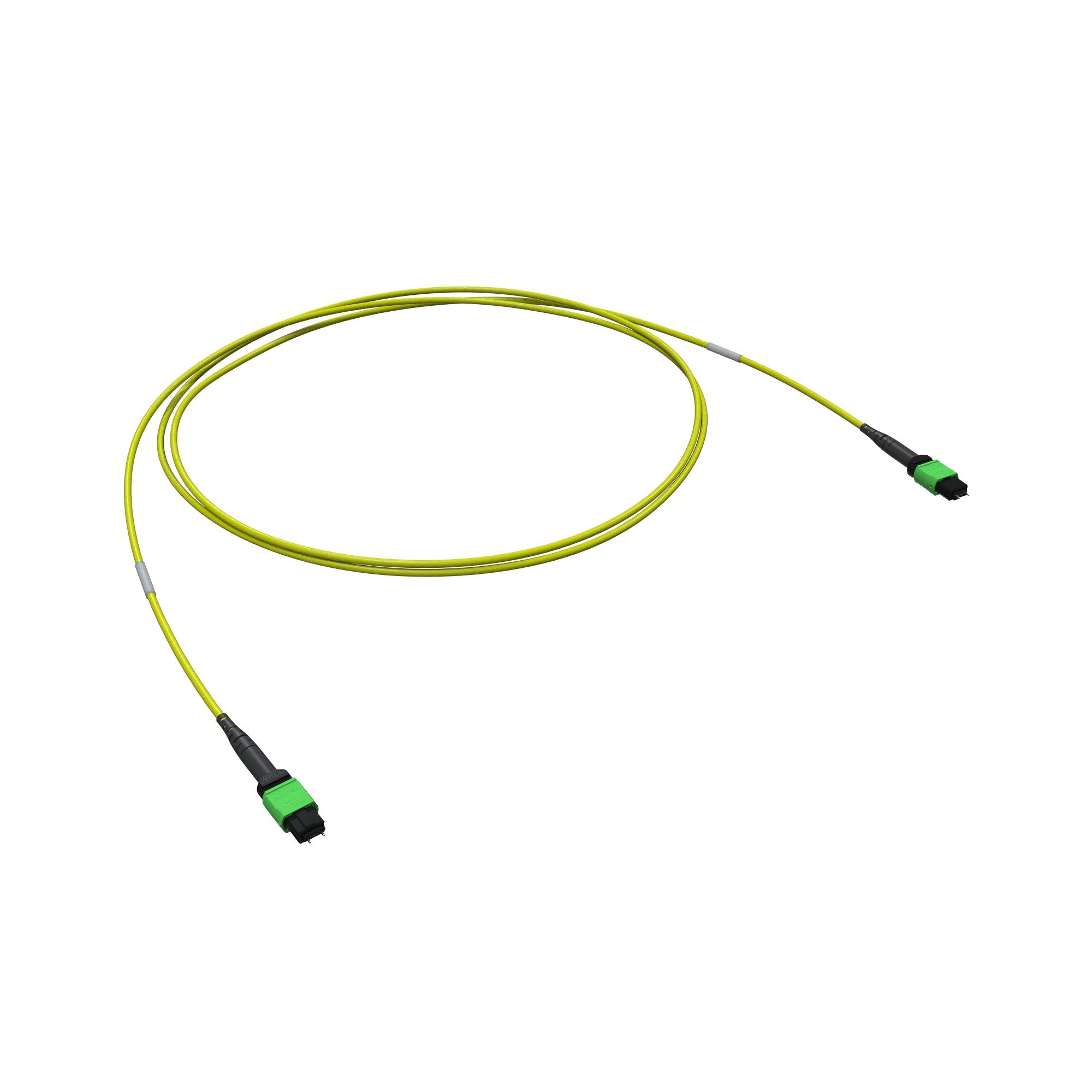 Оптическая соединительная сборка 12ОВ 9/125 OS2, 1xMTP(12)m/1xMTP(12)m, тип B, 55м RNTMM12S55 DKC