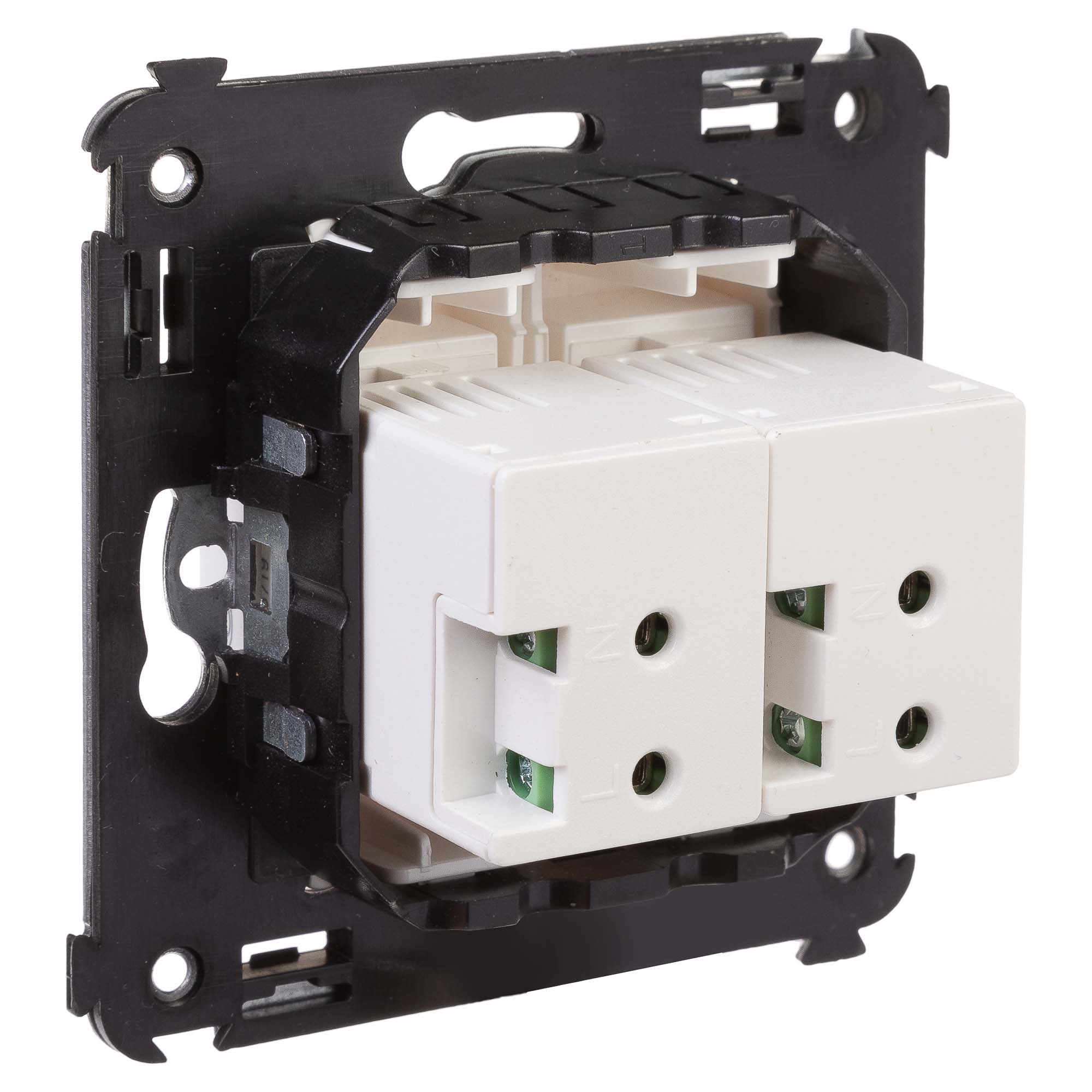 USB зарядное устройство в стену, Avanti, белое облако, 2.1А