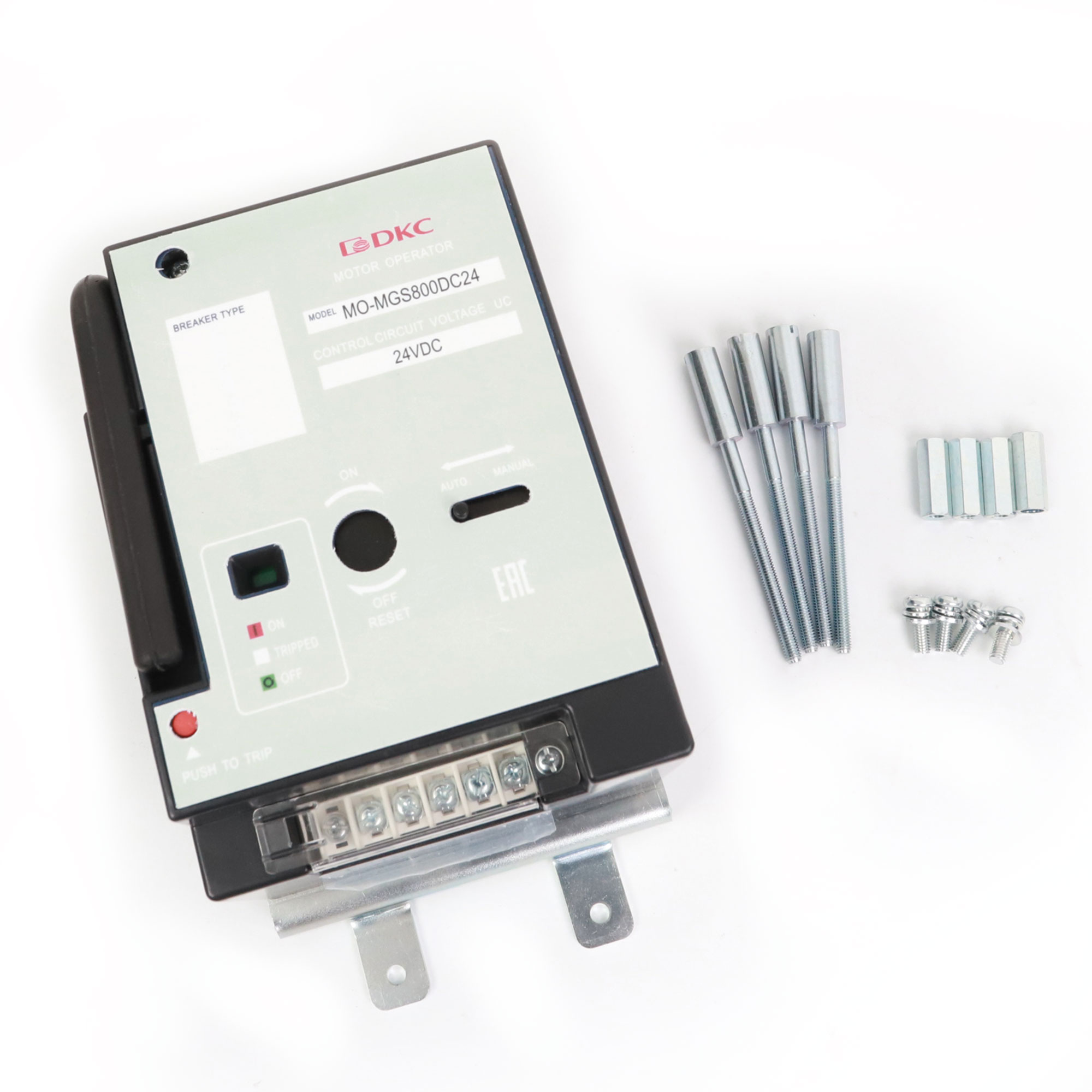 Аксессуары для автоматических выключателей в литом корпусе «YON макс» (YON max) MGS Моторный привод MO для  MGS1600 напряжение AC230 DKC|ДКС