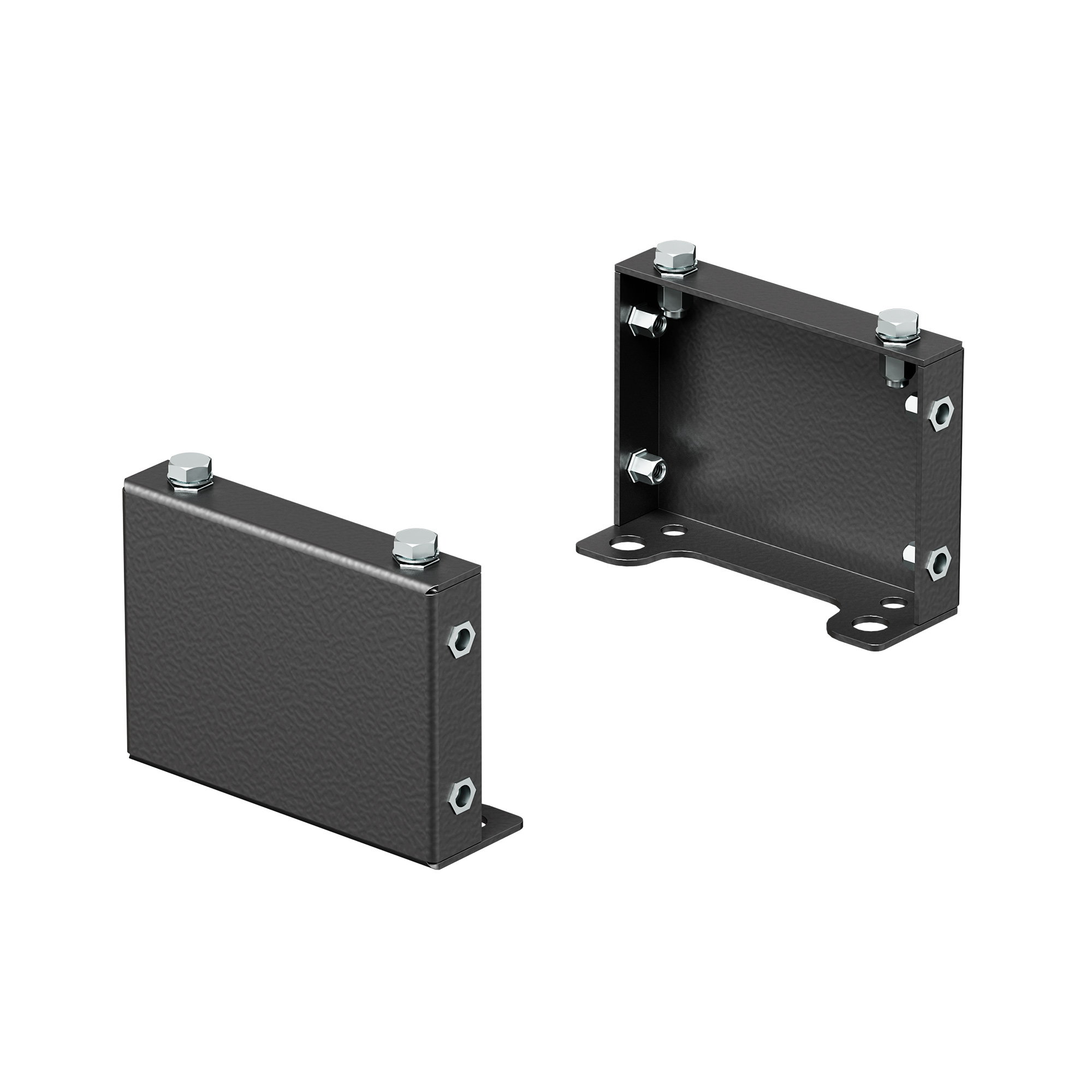 Панели цоколя боковые всепогодные для навесных корпусов, пультов, ВхГ 100х150 мм, комплект - 2 шт.