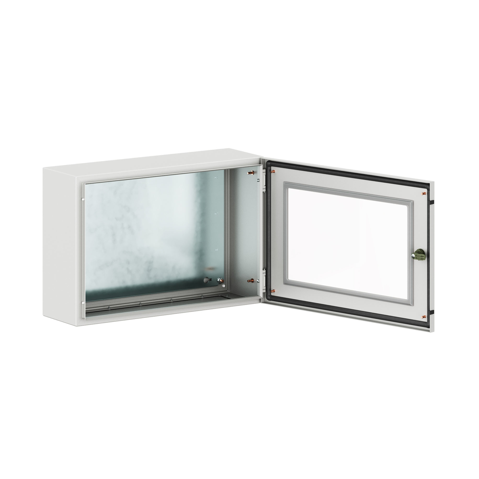 Корпус навесной уличный ST Outdoor с М/П с прозрачной дверью ВxШxГ 400x600x200 мм, IP66