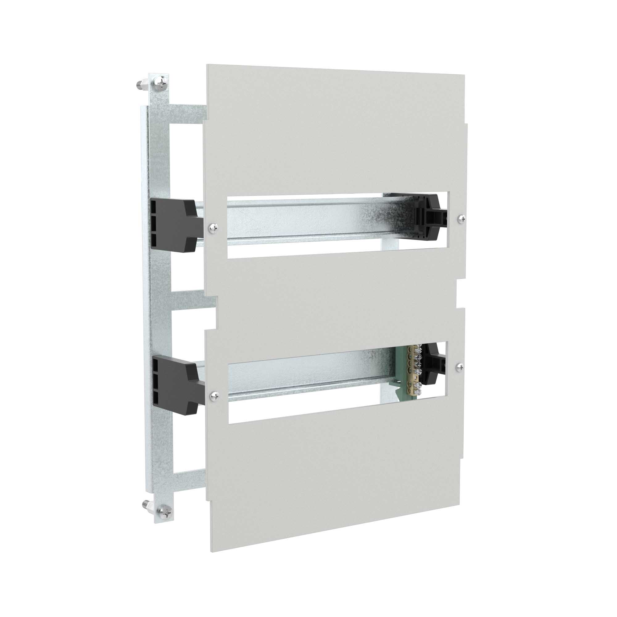 Аксессуары для шкафов цельных из фибергласа (GRP) Модульная рама для шкафа CN50432, В=400 мм, Ш=300 мм, для 24 модулей DKC|ДКС