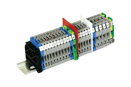 DIN- rail mounting terminal blo -"Quadro"