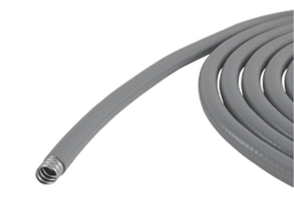 Flexible metal conduit in smooth SEBS coating