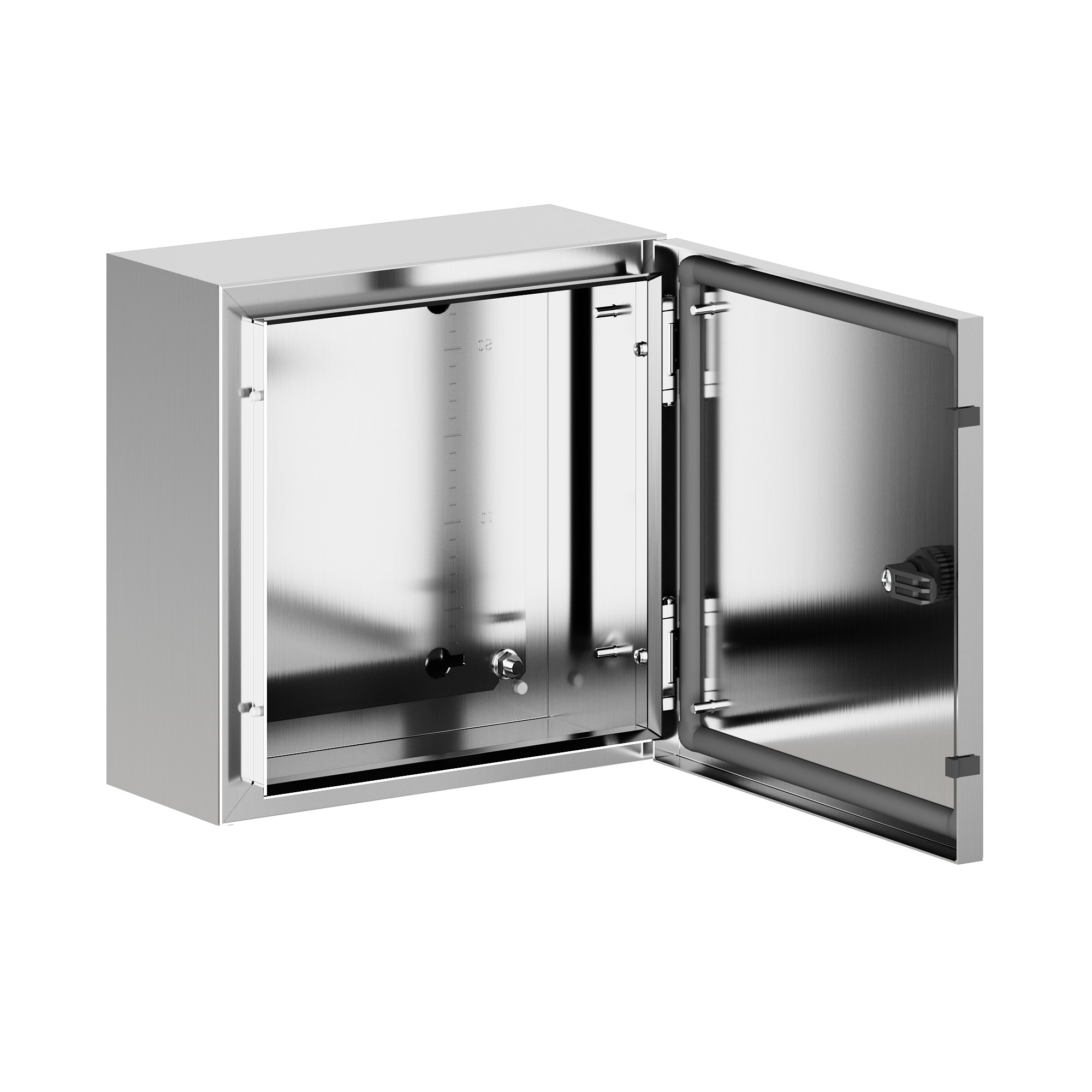 Корпус навесной STH с М/П из нержавеющей cтали AISI316 ВxШxГ 300x300x150 мм, без фланца, IP66