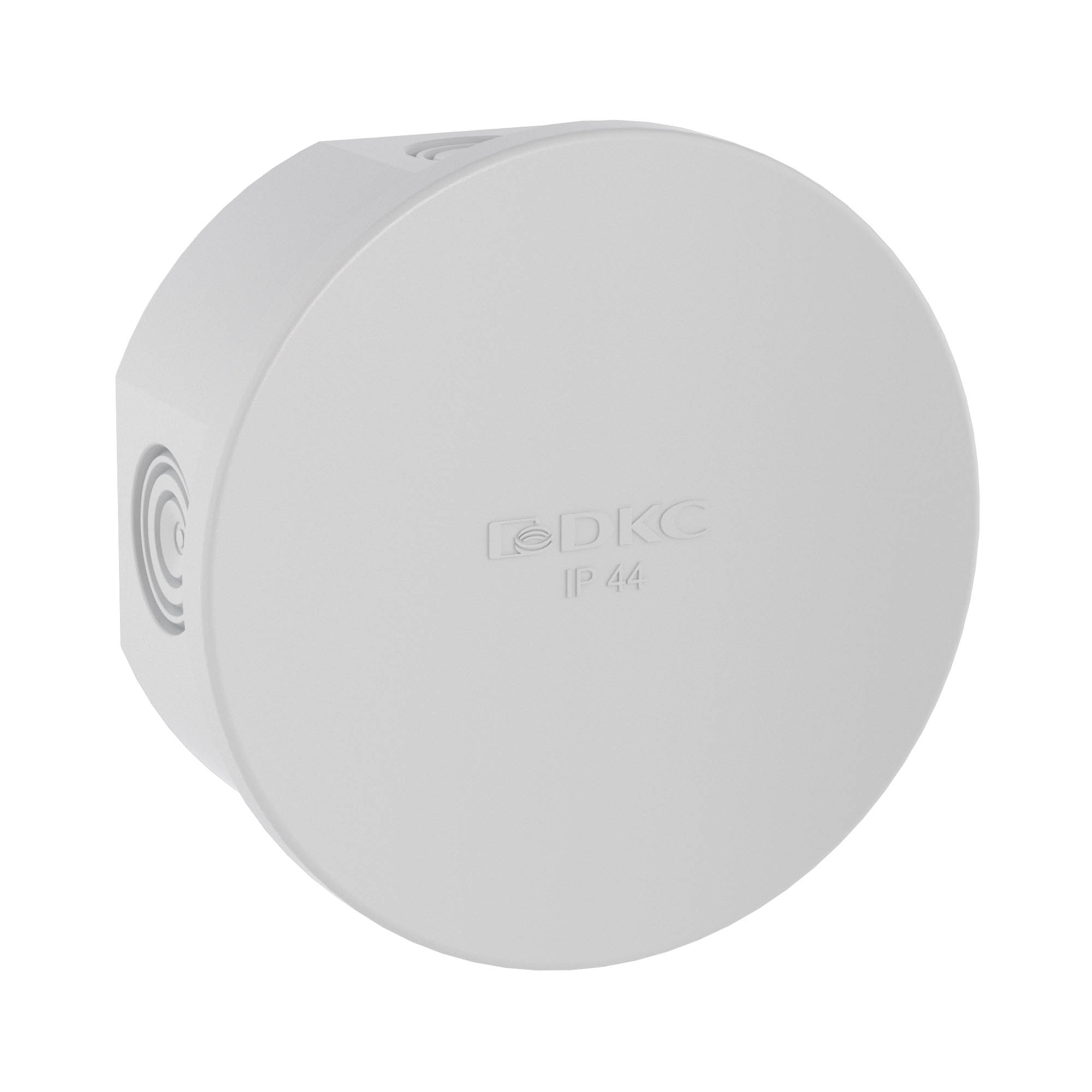 Коробки ответвительные настенные Коробка ответвит. с 4 кабельными вводами д.20мм, IP44, д.80х40мм (розница) DKC|ДКС