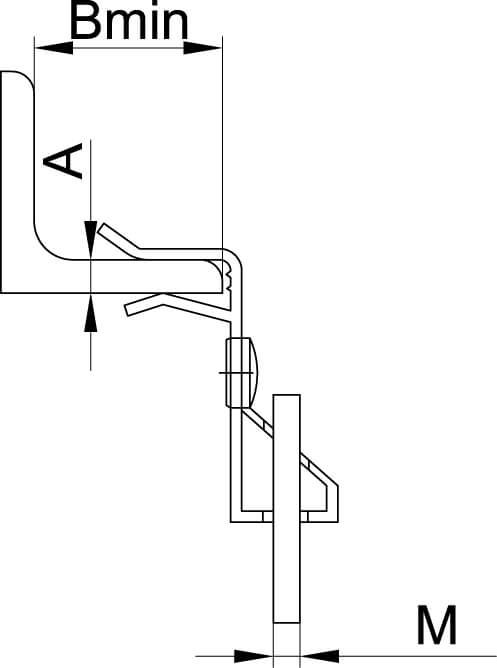 Крепеж для шпильки М10 к балке 10-15 мм гориз.монт. ДКС|DKC: подробные ...
