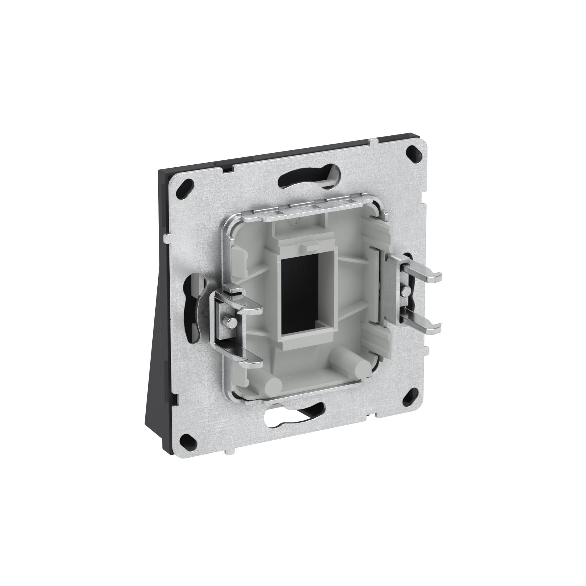 Вывод кабеля из стены, KANT, черный уголь