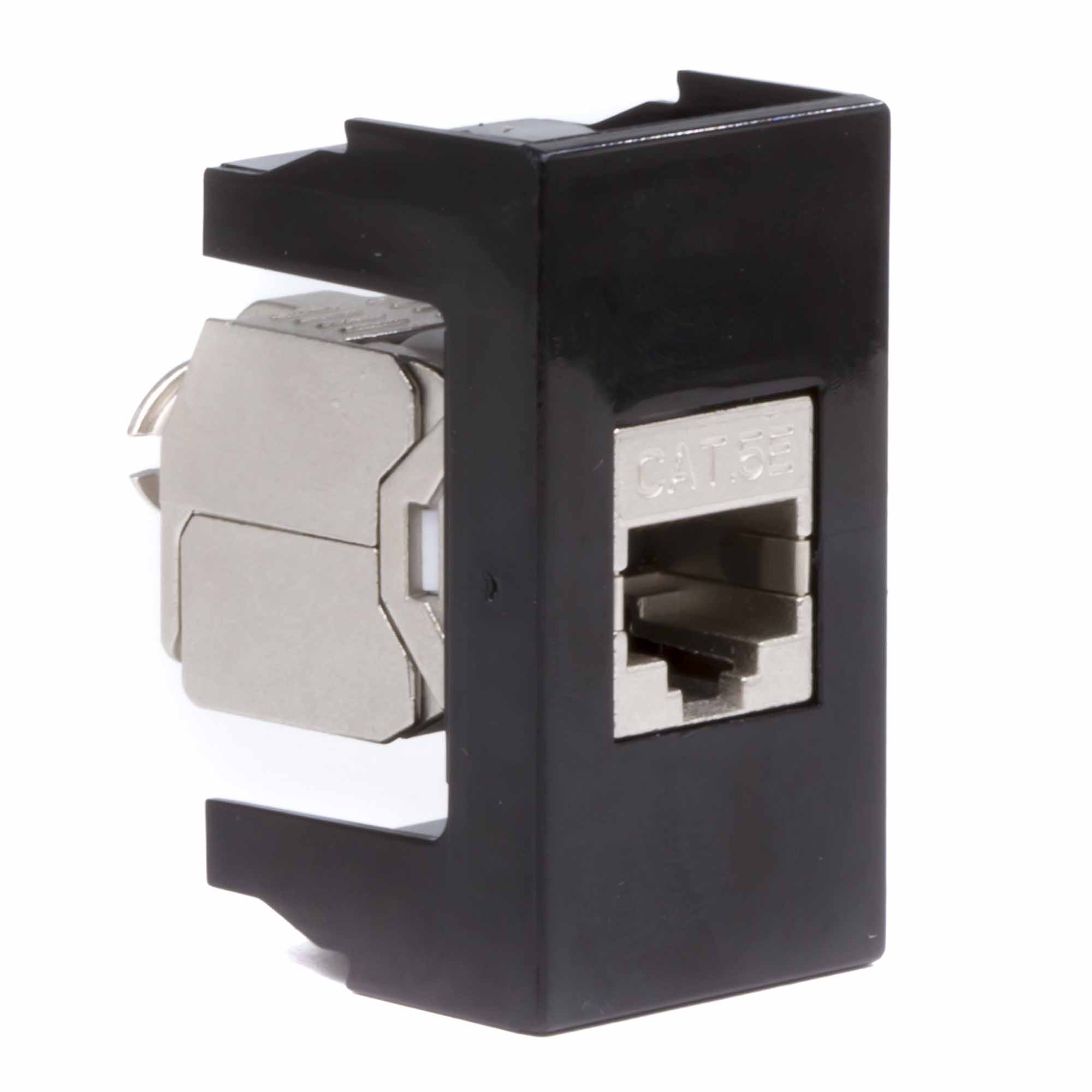 Розетка RJ-45 кат5E,экр,Viva,1 мод.,черн ДКС|DKC: подробные ...