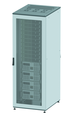 Разобранный напольный 19" IT-CQE 42U 800х2000х1000, двери перфорированная + перфорированная, RAL7011/7035 Коммутационные шкафы, 42U, перфорированные двери Разобранный напольный 19" IT-CQE 42U 800х2000х1000, двери перфорированная + перфорированная, RAL7011/7035 DKC|ДКС