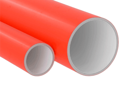 Трубы гладкостенные полимерные двухслойные