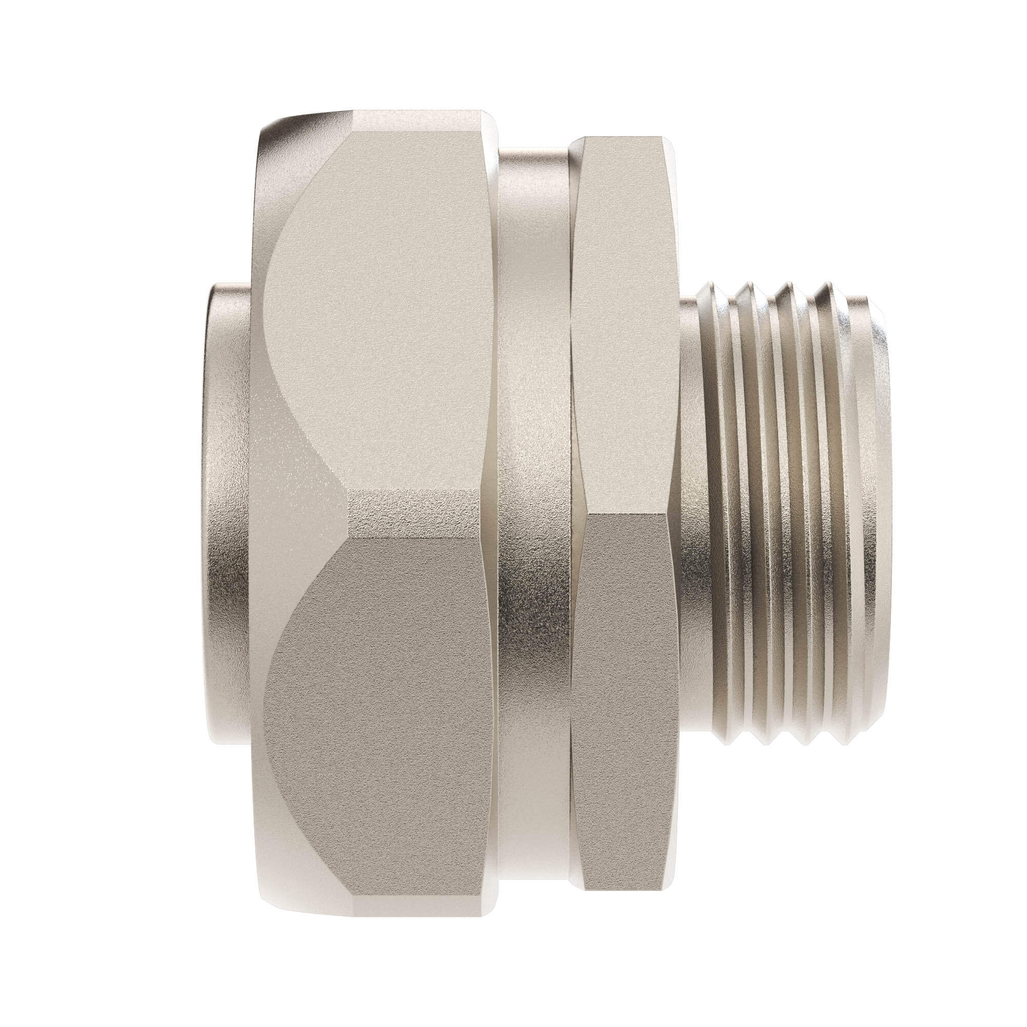 Straight metric thread connector metal flex.conduit - box DN 26 mm, М25х1,5
