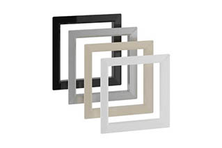Decorative inserts for frames made of st