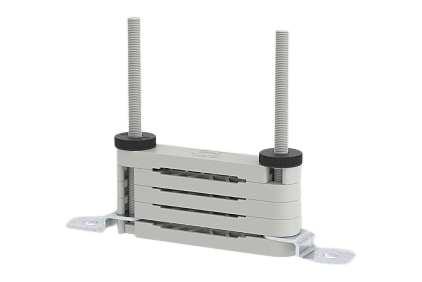Flexible busbar fixing clip