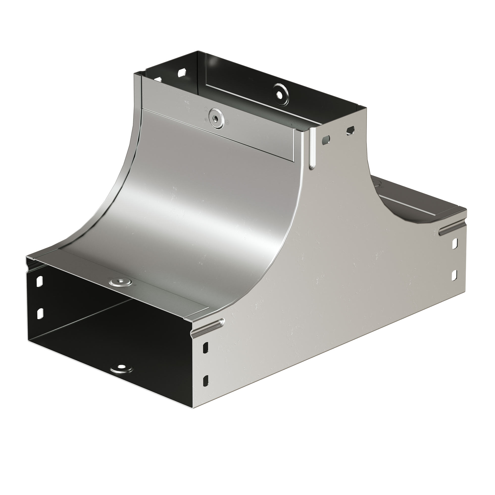 Комплектные аксессуары Т-Ответвитель вверх TS осн.150 в комплекте с крепежными элементами и соединительными пластинами, необходимыми для монтажа DKC|ДКС