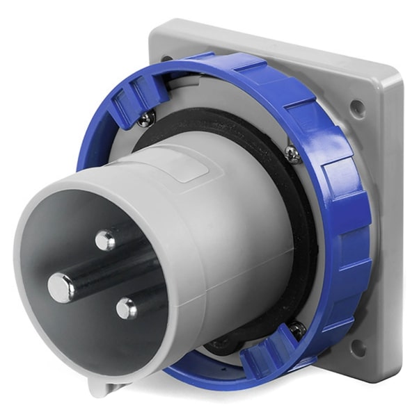 Вилки кабельные Вилка панельная артикул DIS2466393 IP67 63А 2P+E 230В DKC|ДКС