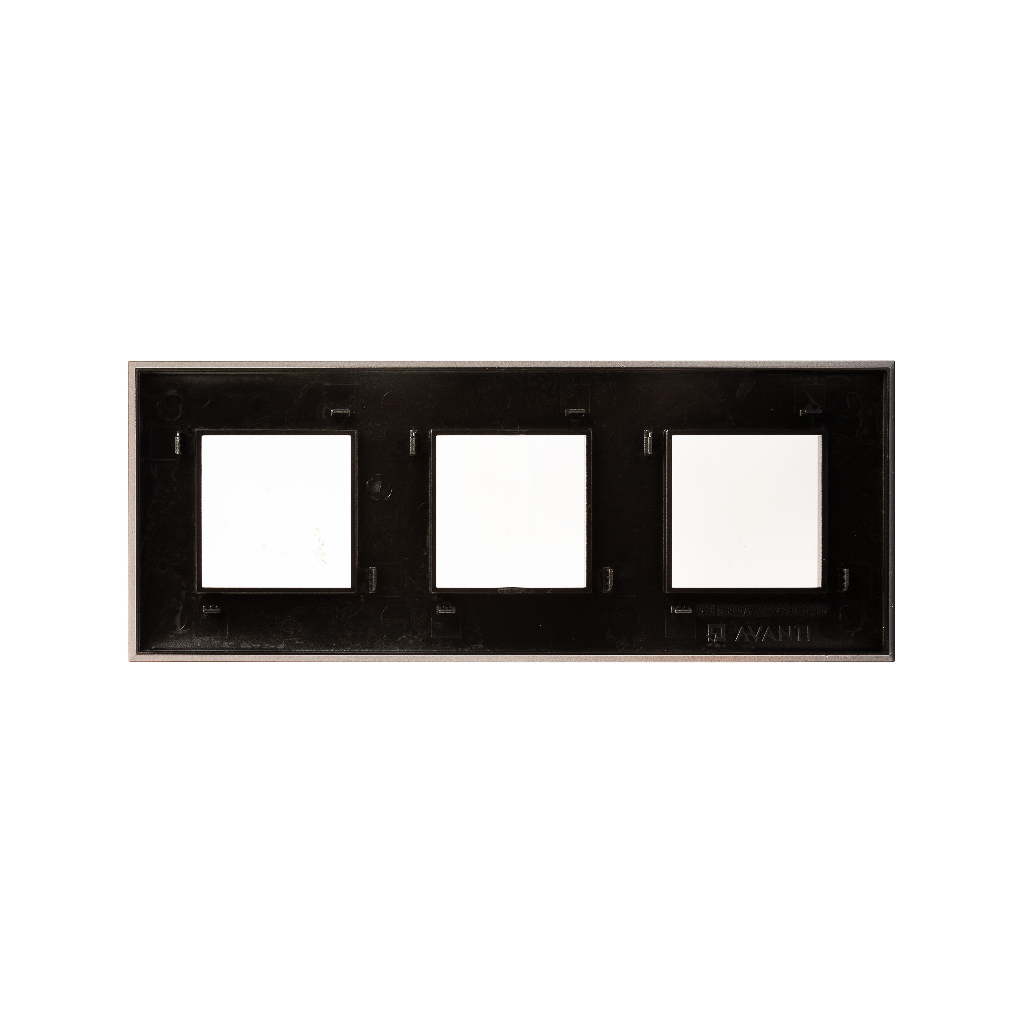 Рамка 2 поста (4 мод.), Avanti, серый жемчуг