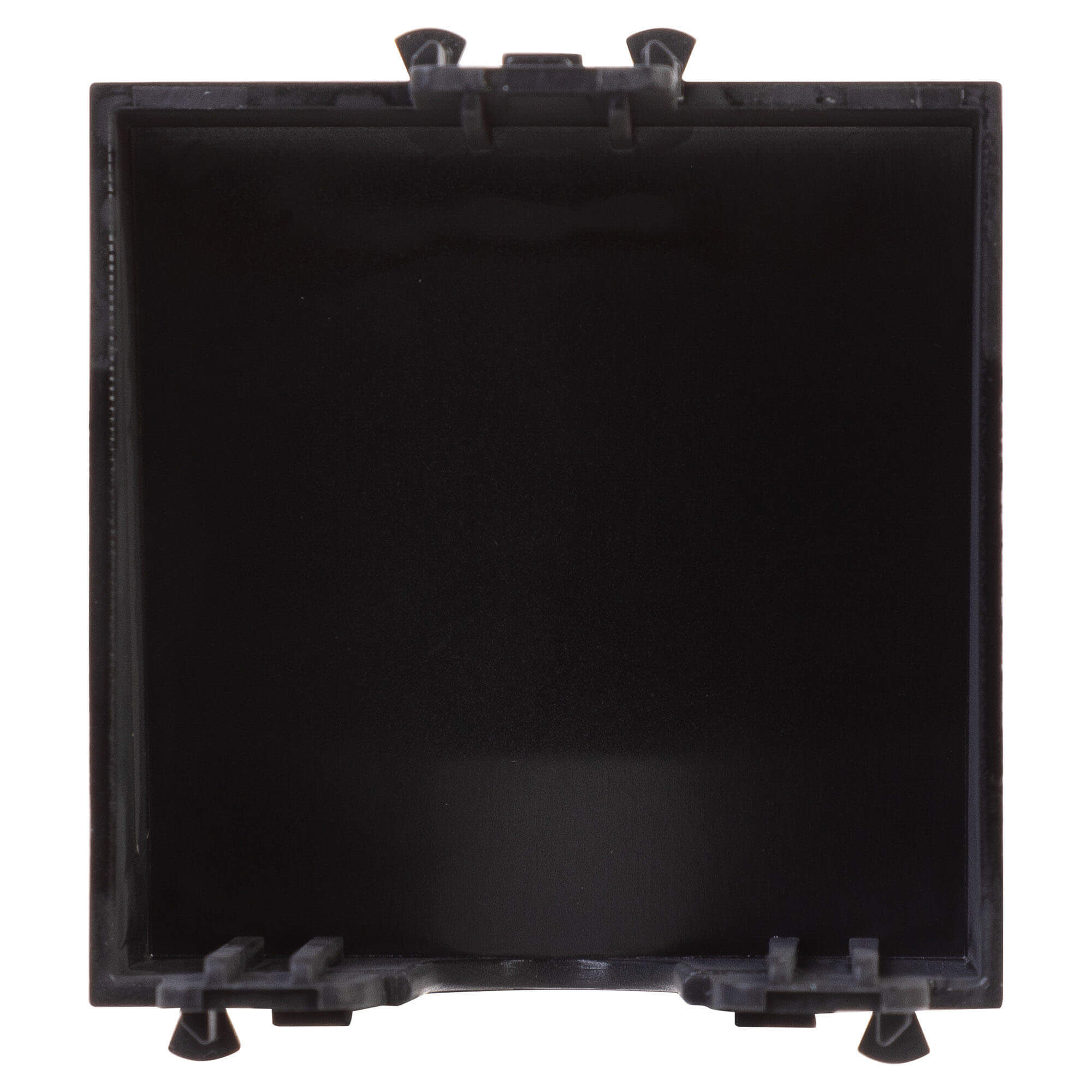 Вывод кабеля модульный, Avanti, черный матовый, 2 модуля