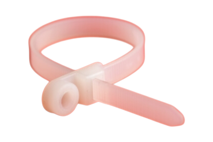 Cable ties for fastener to surface