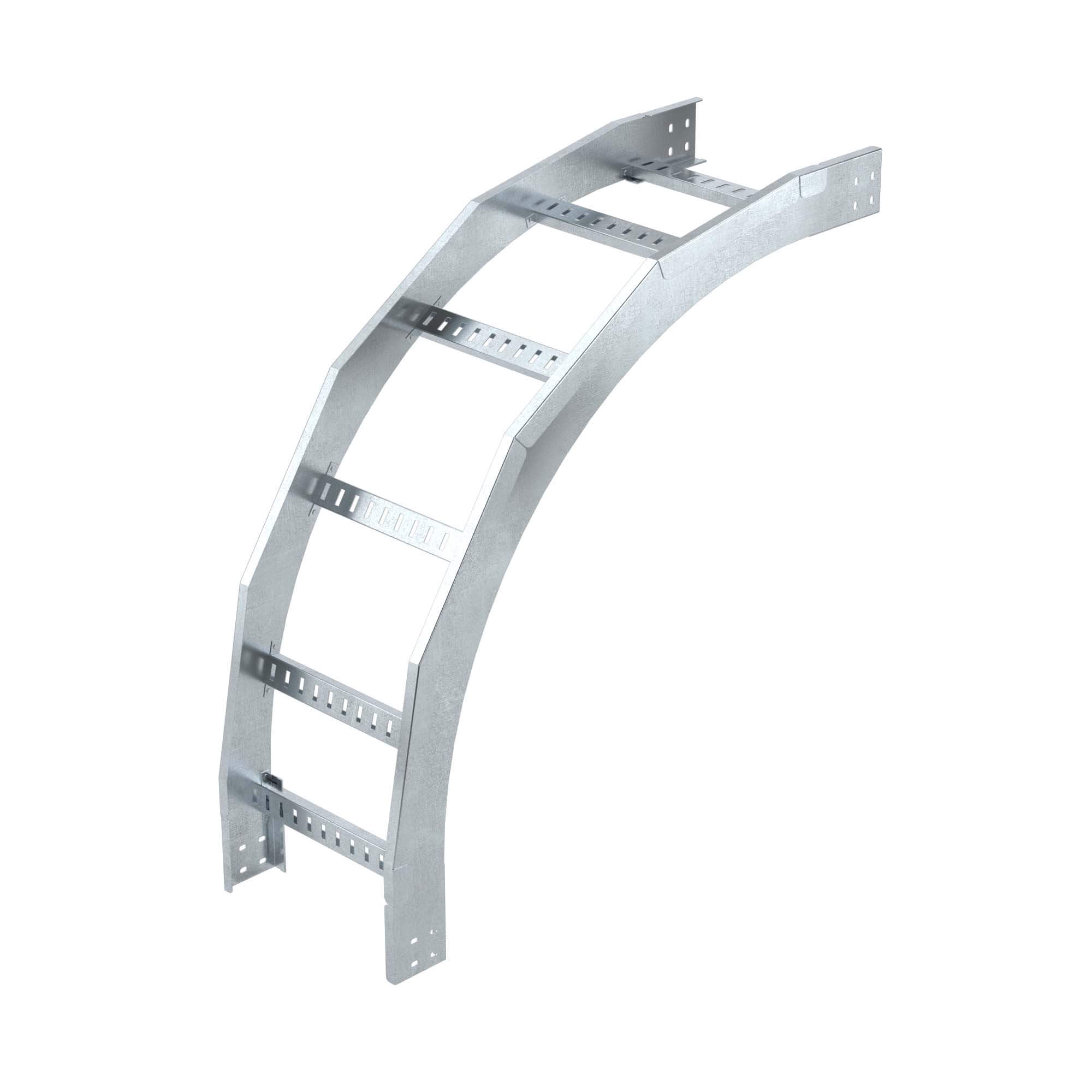 Комплектные аксессуары Угол вертикальный внешний 90 градусов, 50х600 R300, лонжерон 1,5 мм, горячеоцинкованный, в комплекте с крепежными элементами и соединительнымипластинами, необходимыми для монтажа DKC|ДКС