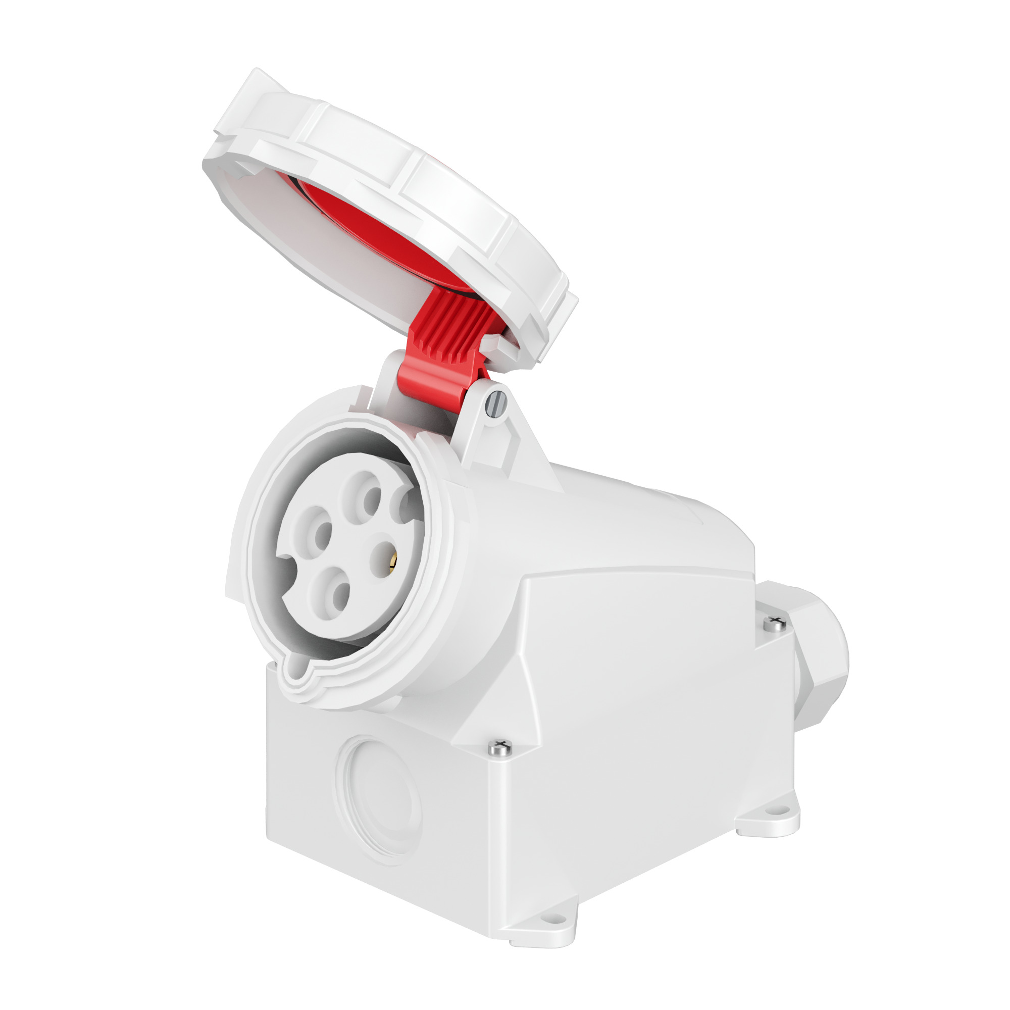 400 В, 3 ч Розетка настенная WS IP67 32A 3P+E 400В 3h DKC|ДКС