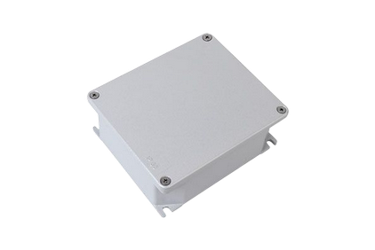 Aluminum alloy painted junction box with silicone seal