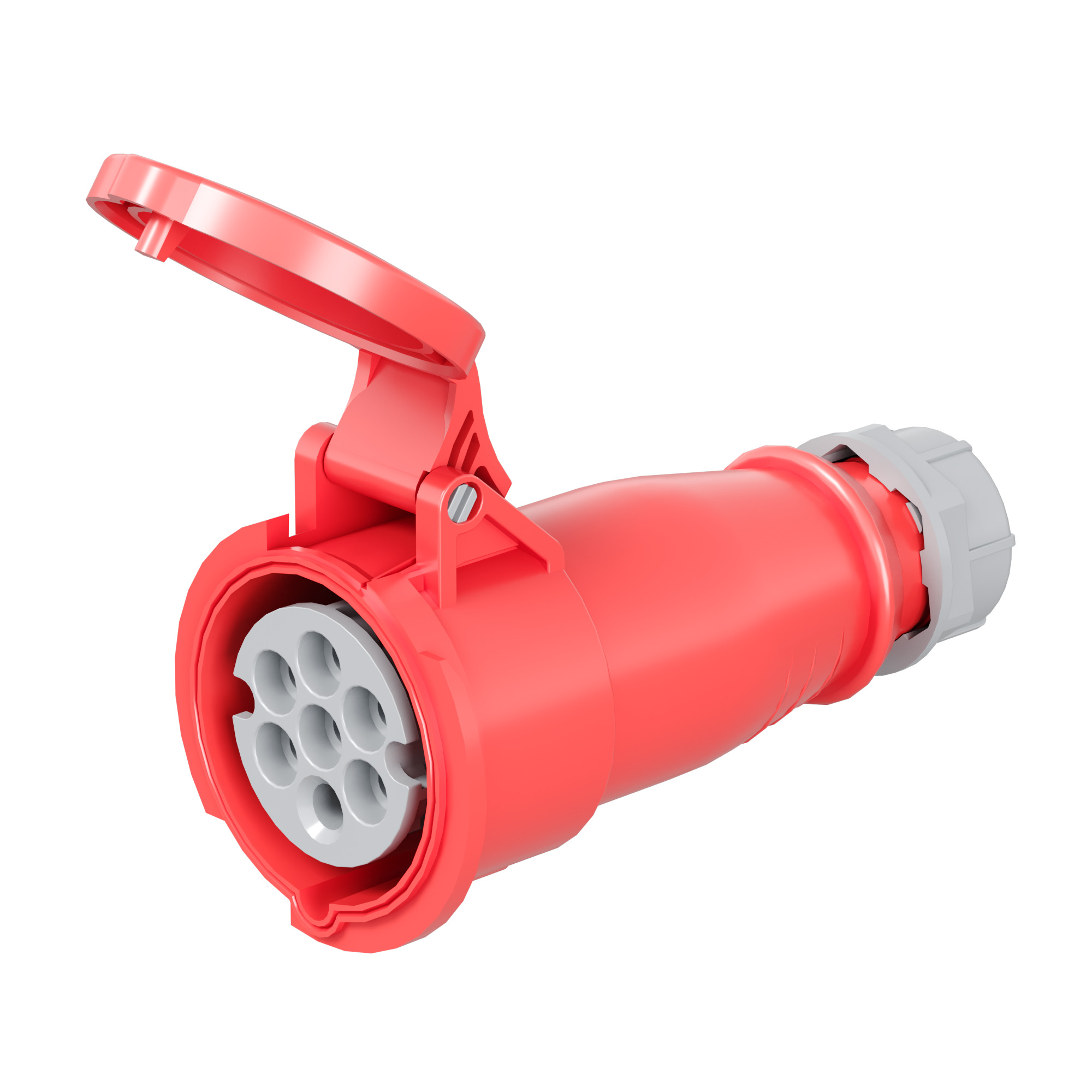 400 В, 6P+E Розетка кабельная CS IP44 32A 6P+E 400В DKC|ДКС