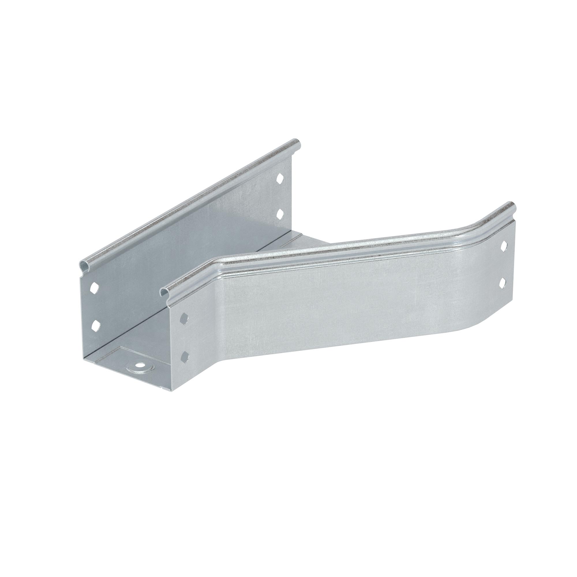 Переходник RRD правосторонний 400/200 H100 в комплекте с крепежными элементами и соединительными пластинами, необходимыми для монтаж