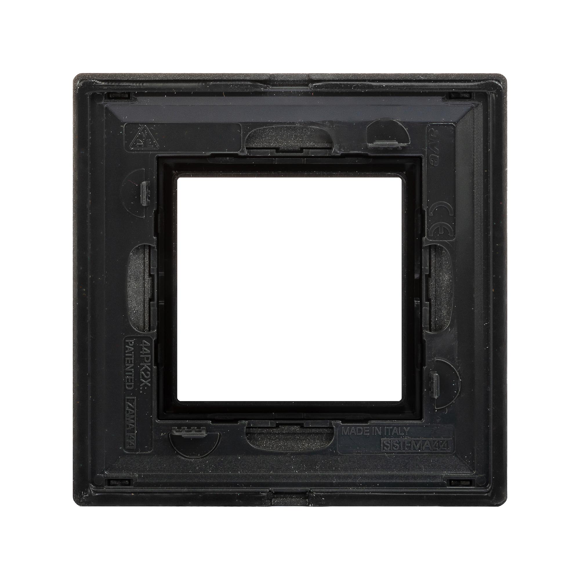 Рамка из металла 1 пост (2 мод.), Avanti, графитовая