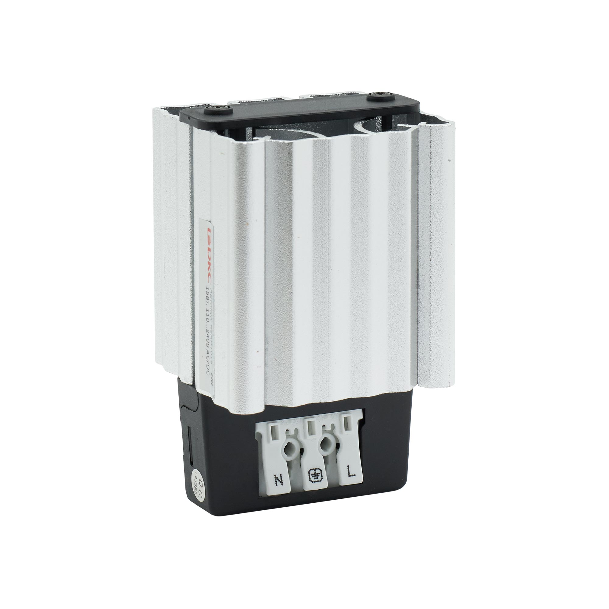 Heater in aluminum case 50 W, 48 V DC