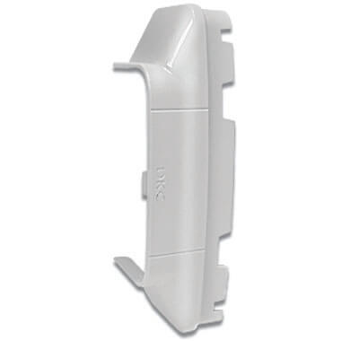 Adapter duct 110x50 mm - duct 90x50 mm, silver gray