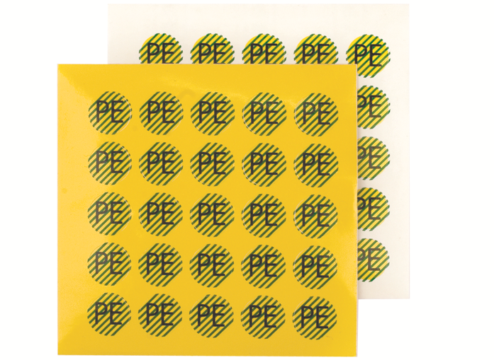 Знак L2 пластифицированный винил, круг 20мм. ДКС|DKC: подробные ...