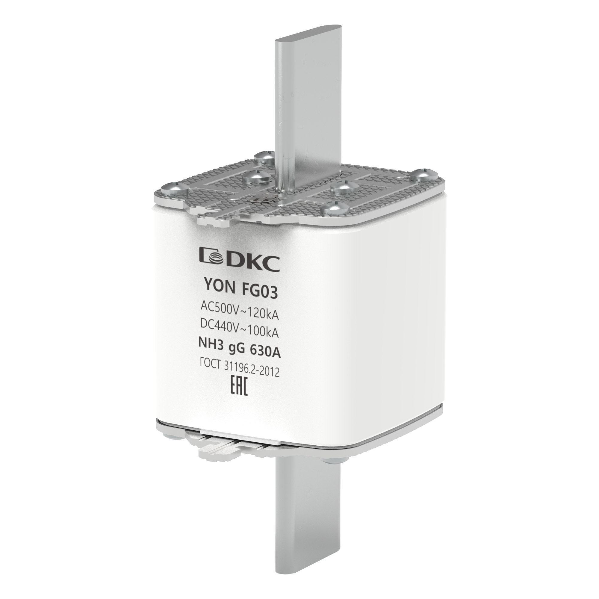 Предохранитель YON ножевого типа FG3 с одинарной индикацией 630А