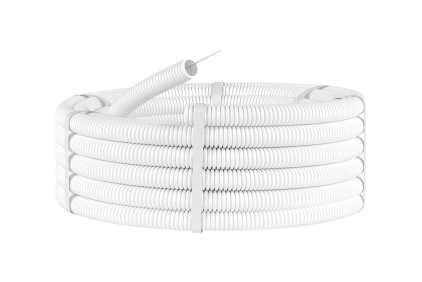 Flexible corrugated halogen-free tube